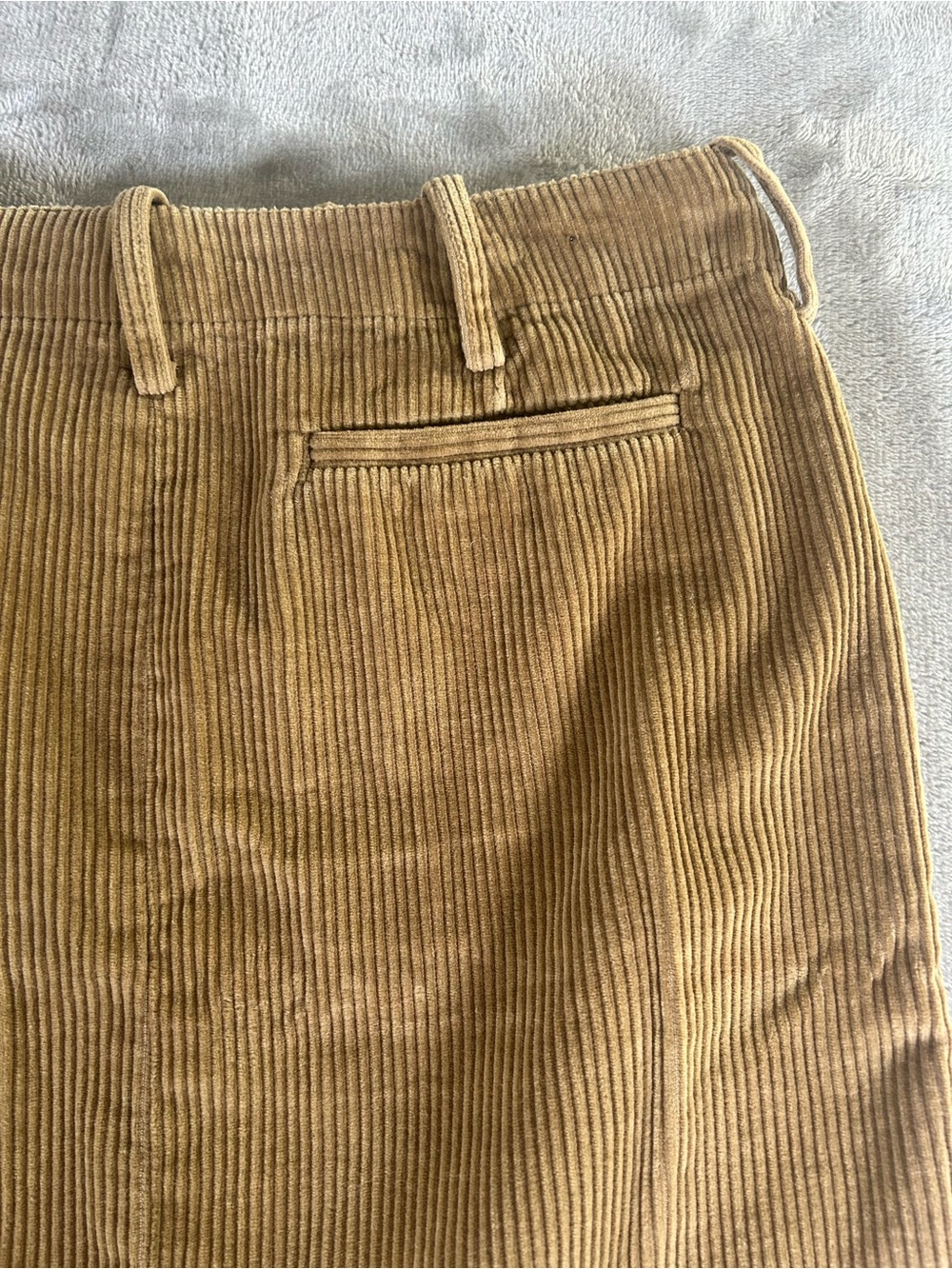 Ralph Lauren Corduroy Pencil Skirt in Camel Brown - Picture 5 of 10